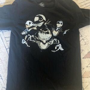 Disney Black 'Nightmare Before Christmas' T-Shirt. Adult M